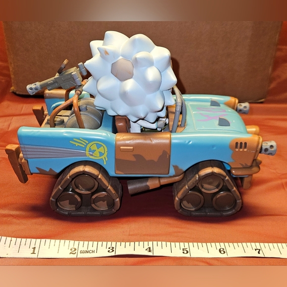 Funko Pops TV Collectible 2016 Rick & Morty Mad Max Rick Approx 7"×4" E.U.C. - Picture 3 of 9